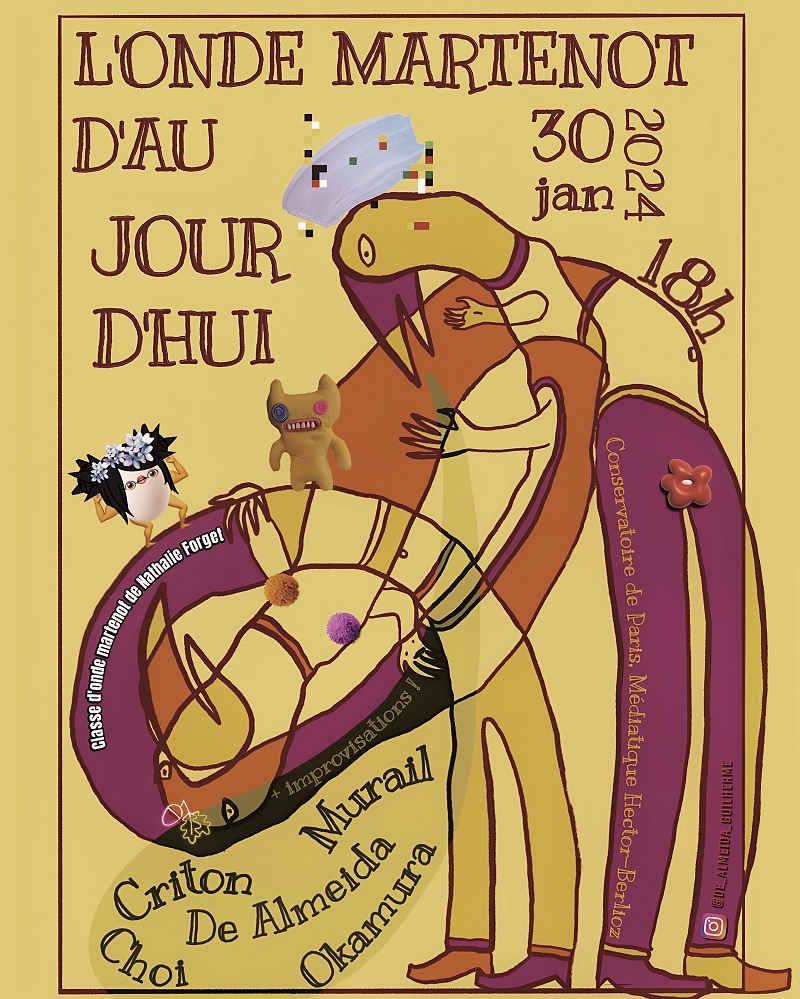 "L'onde Martenot d'aujourd'hui, affiche de G. de Almeida