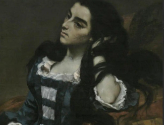Gustave Courbet, Femme espagnole, 1855 (détail)